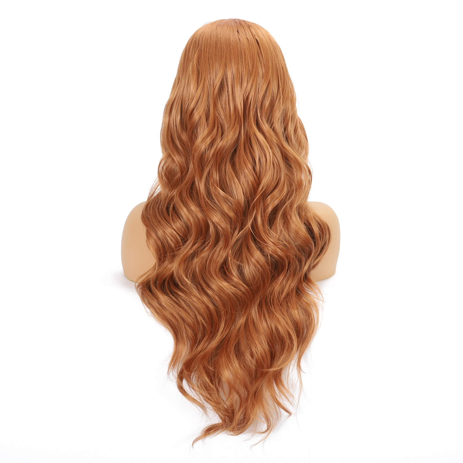 Synthetic Lace Wig Wave Synthetic Wigs for Women Heat Resistant Blonde Ginger