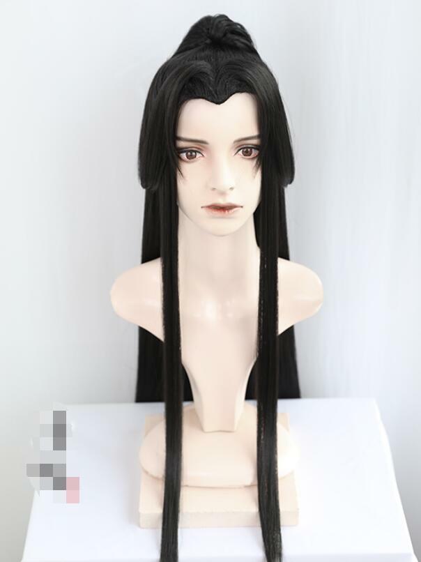Chinese Ancient Style Men Costume Hanfu Cos Wig Headgear Wig Hairpieces Styling