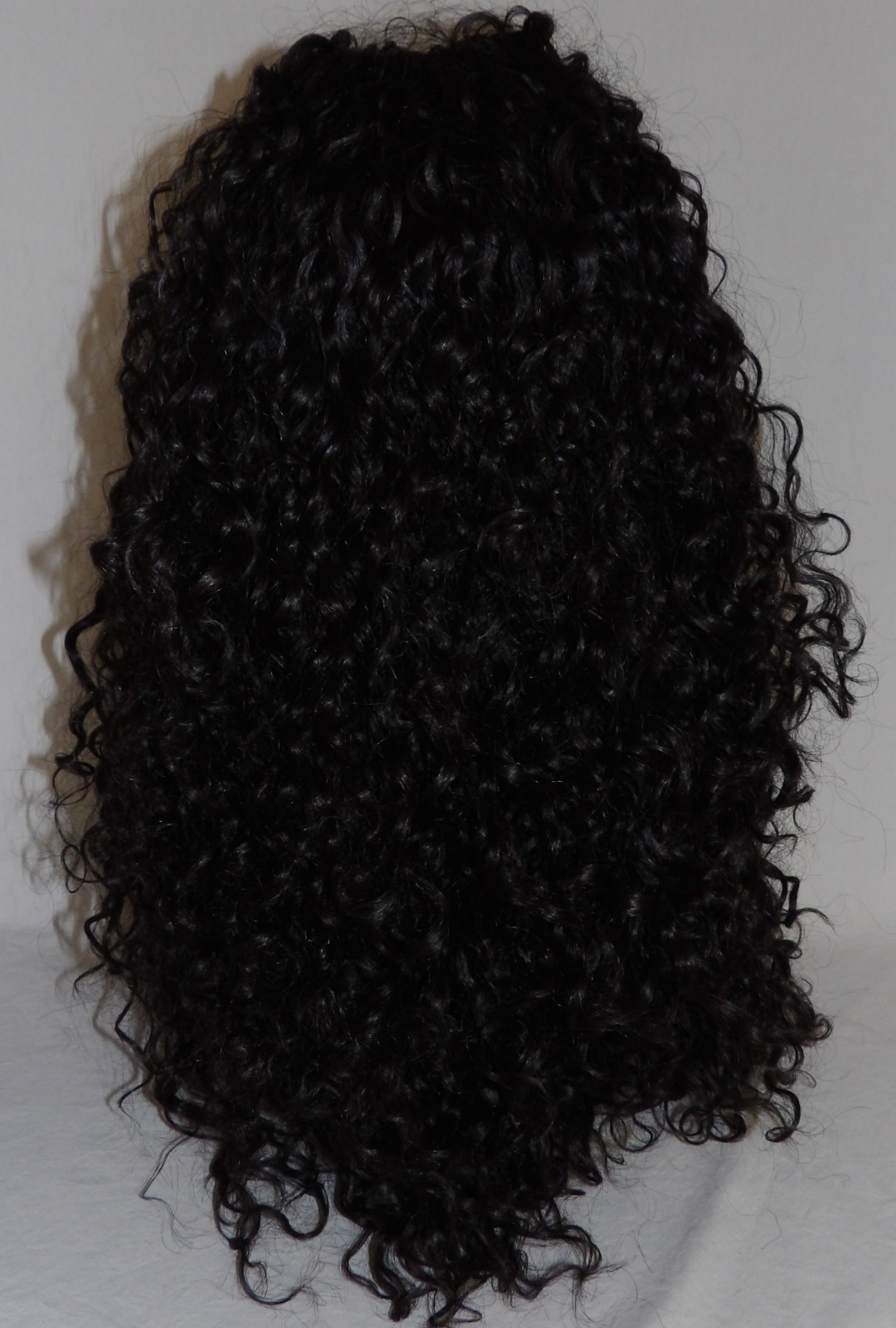 FRODIO Black Synthetic Veralux Fiber Hair Kinky Curly 26″ Half Wig 200% Density