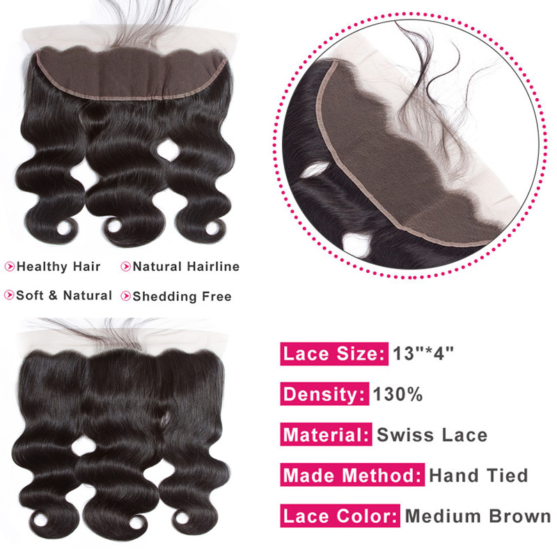 8A Straight Virgin Human Hair Weave 3Bundles with 4×4 Lace Frontal Closure 28 30