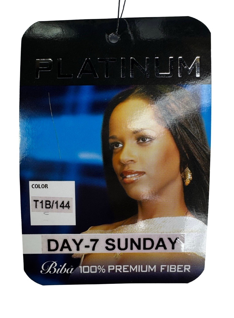 Biba 12” Platinum Draw String Pony Tail Hair Extensions – Day -7 Sunday T1B/144