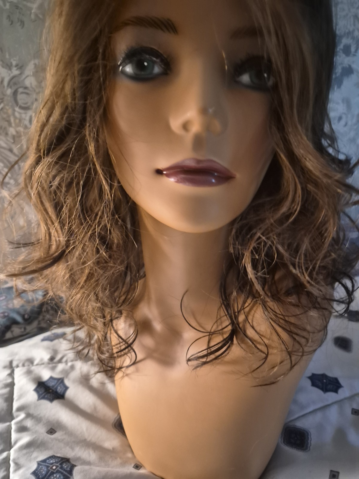 Gabor HAZELNUT RADIANT BEAUTY STRETCHY AVERAGE CAP WIG SIDE-Part 11-20in