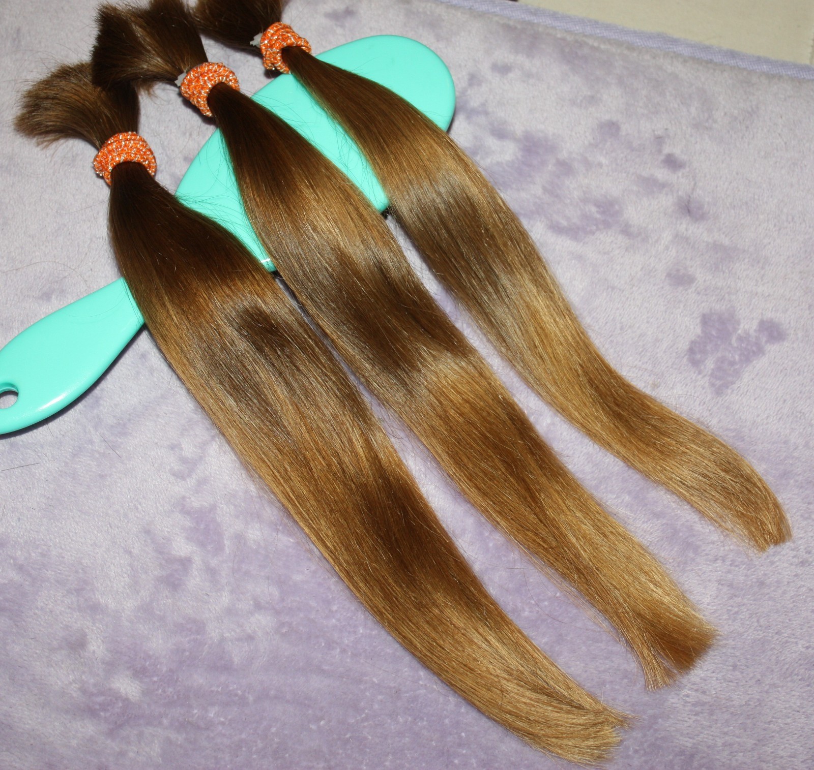 HAIR REBORN WIG 13 IN 2.6oz FINE & SILKY DARK GOLDEN BLONDE PONYTAILS F93