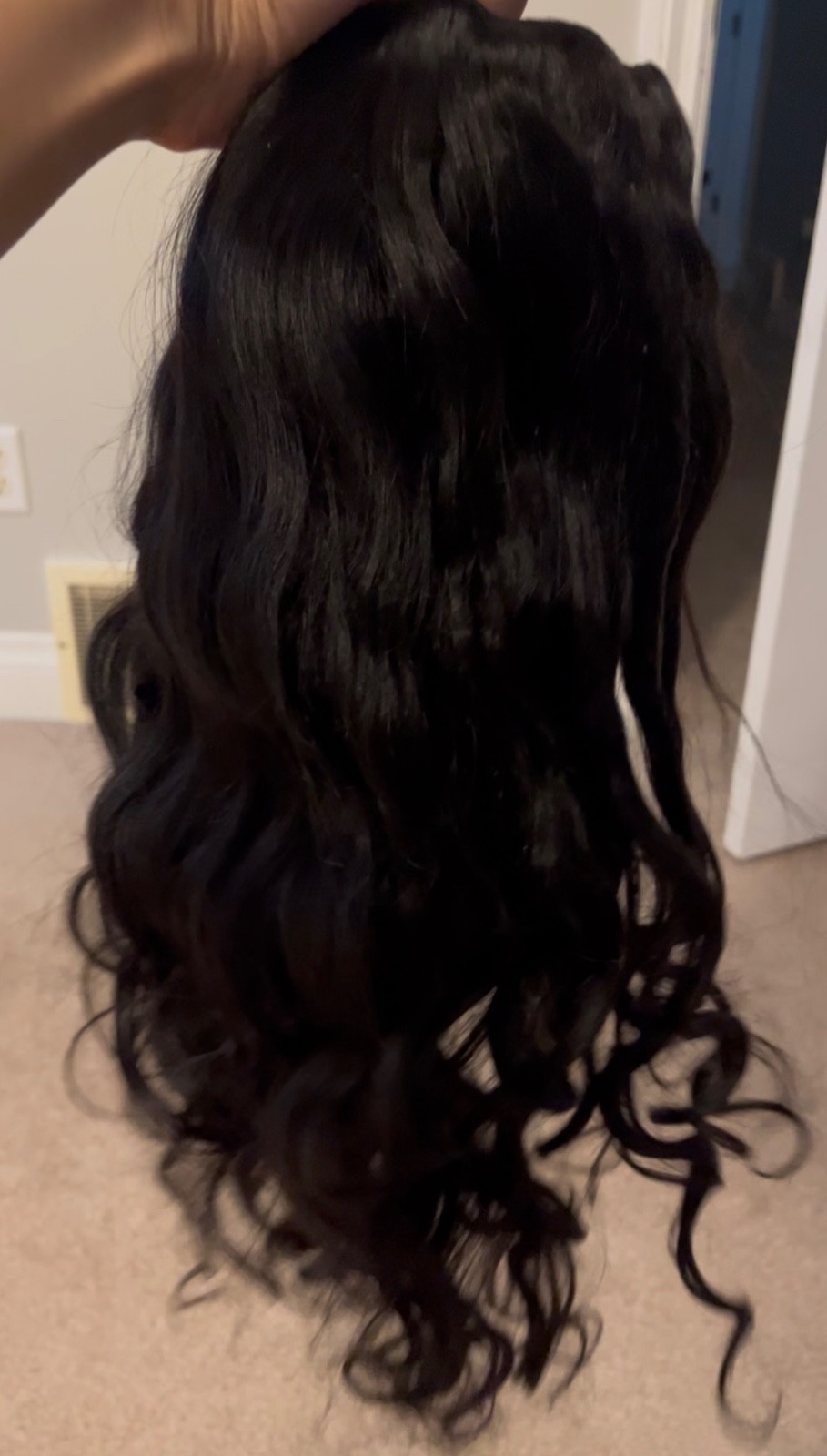 ISEEHAIR human hair Body Wave u-part wig