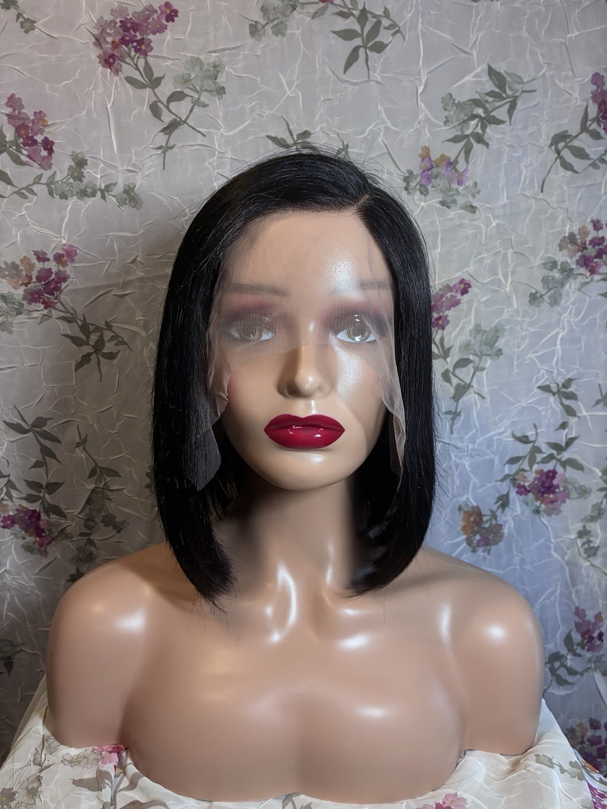 10” Indian Remy Human Hair Bob Wig | Straight | Soft | Natural Black