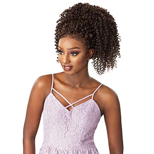 Lulutress Crochet Braiding Hair – Water Wave 18 Inch Fully Folded 2 DARKBROWN