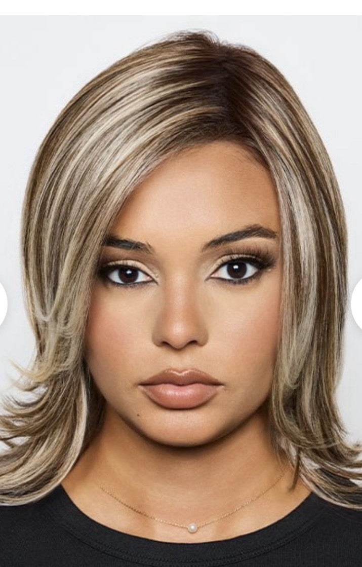 MIKA Rene of Paris Wig Lace Front Monopart Rose gold R NWT