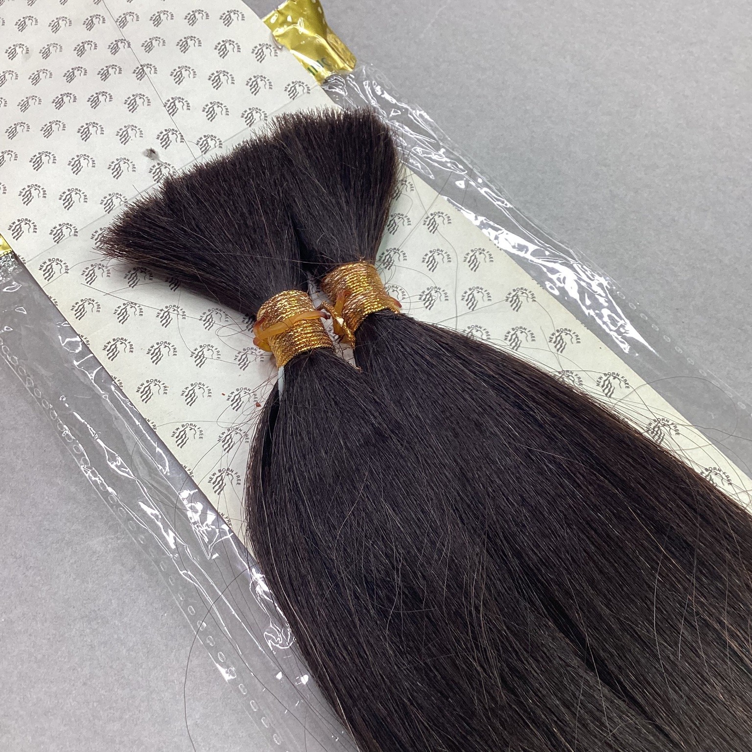 NEW BORN FREE European Yaki Perm Bulk Human Hair Extensions T1B/33