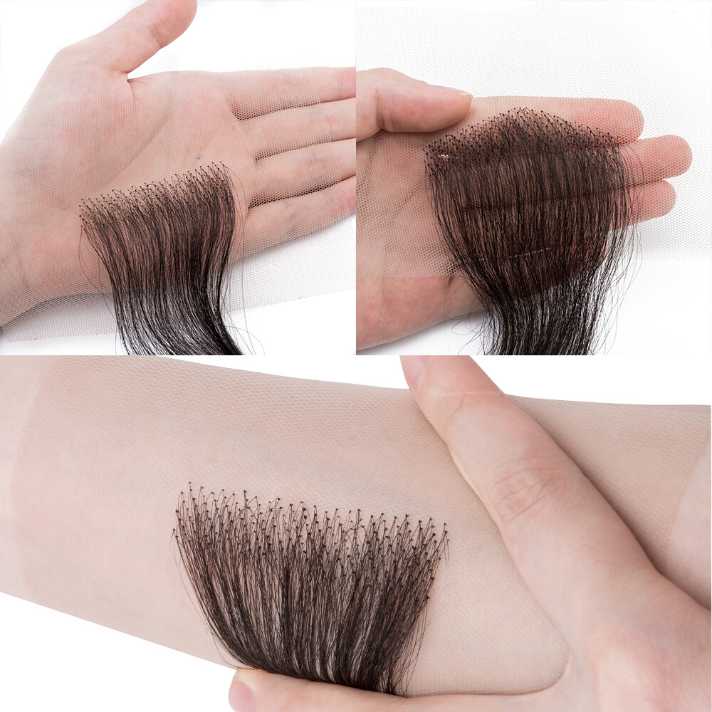 Invisible Lace Baby Hair Stripe Human Hair Baby Hair Edge Reusable Natural Black