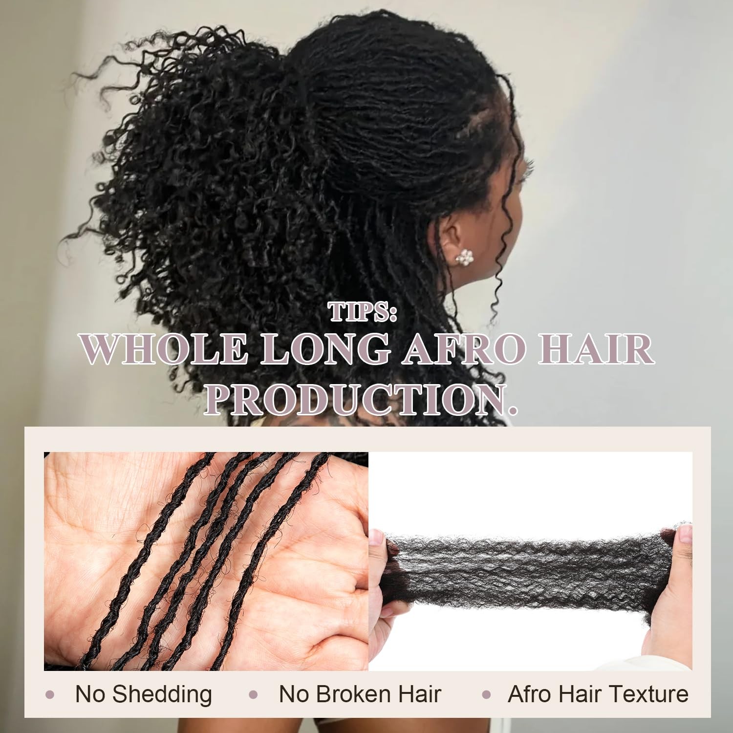 Originea 8-18″ Human Hair Micro Loc Extensions 0.1 0.2 0.4 Thick Curly Tips
