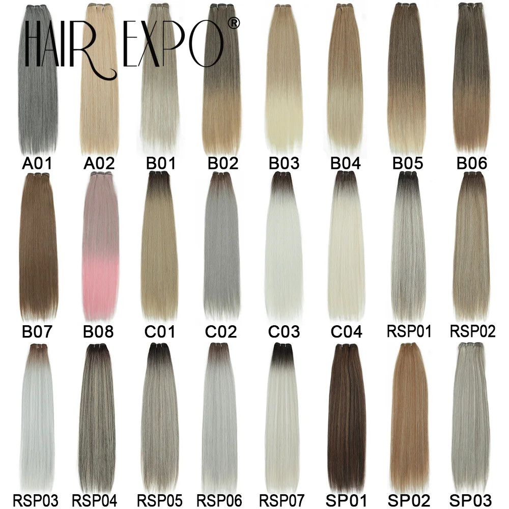 Protein Straight Hair Weave 26 Natural Soft Heat Resistant Synthetic Fiber Hair