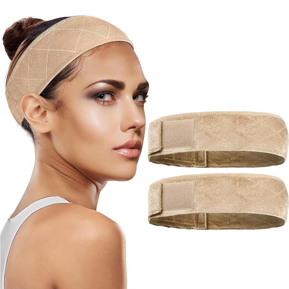 Velvet Wig Grip Headband Adjustable Non-slip Lace Frontal Wig Holder Soft