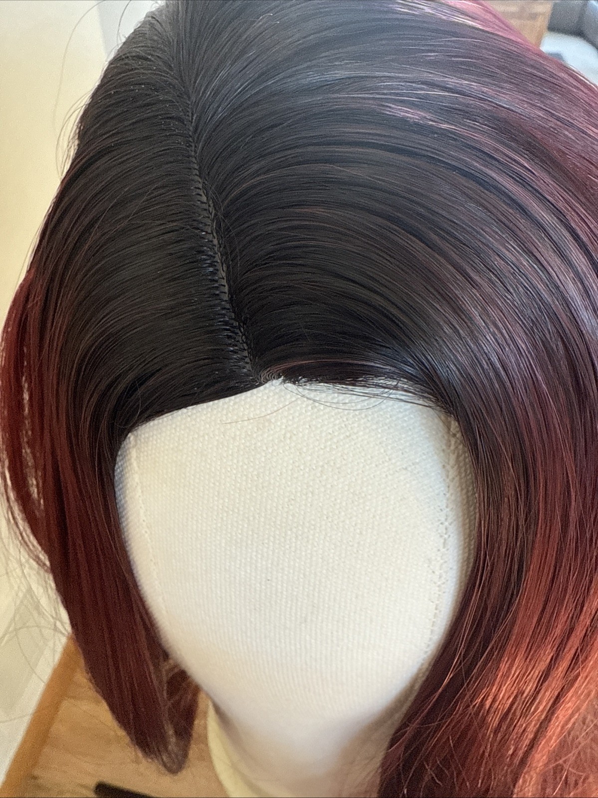 Aisi Lace Straigh Cut Auburn/pink Lace Front Wig Standard 118/39a 12”72