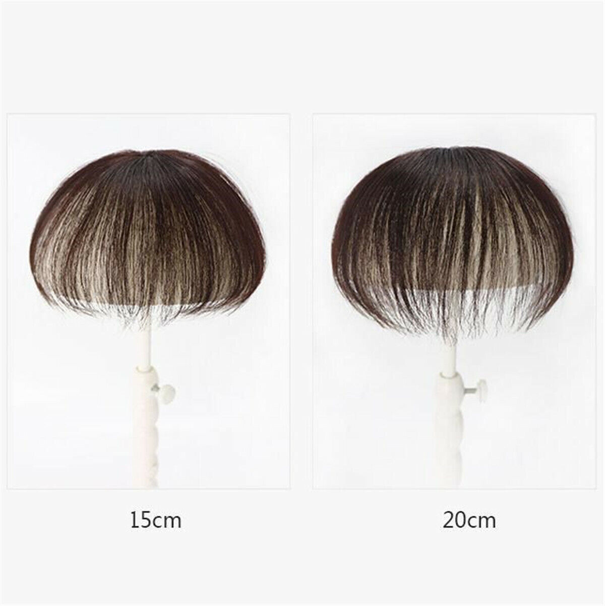100% Human Hair Topper Clip in Thin Hairpiece Toupee Top Pieces Wiglet for Women
