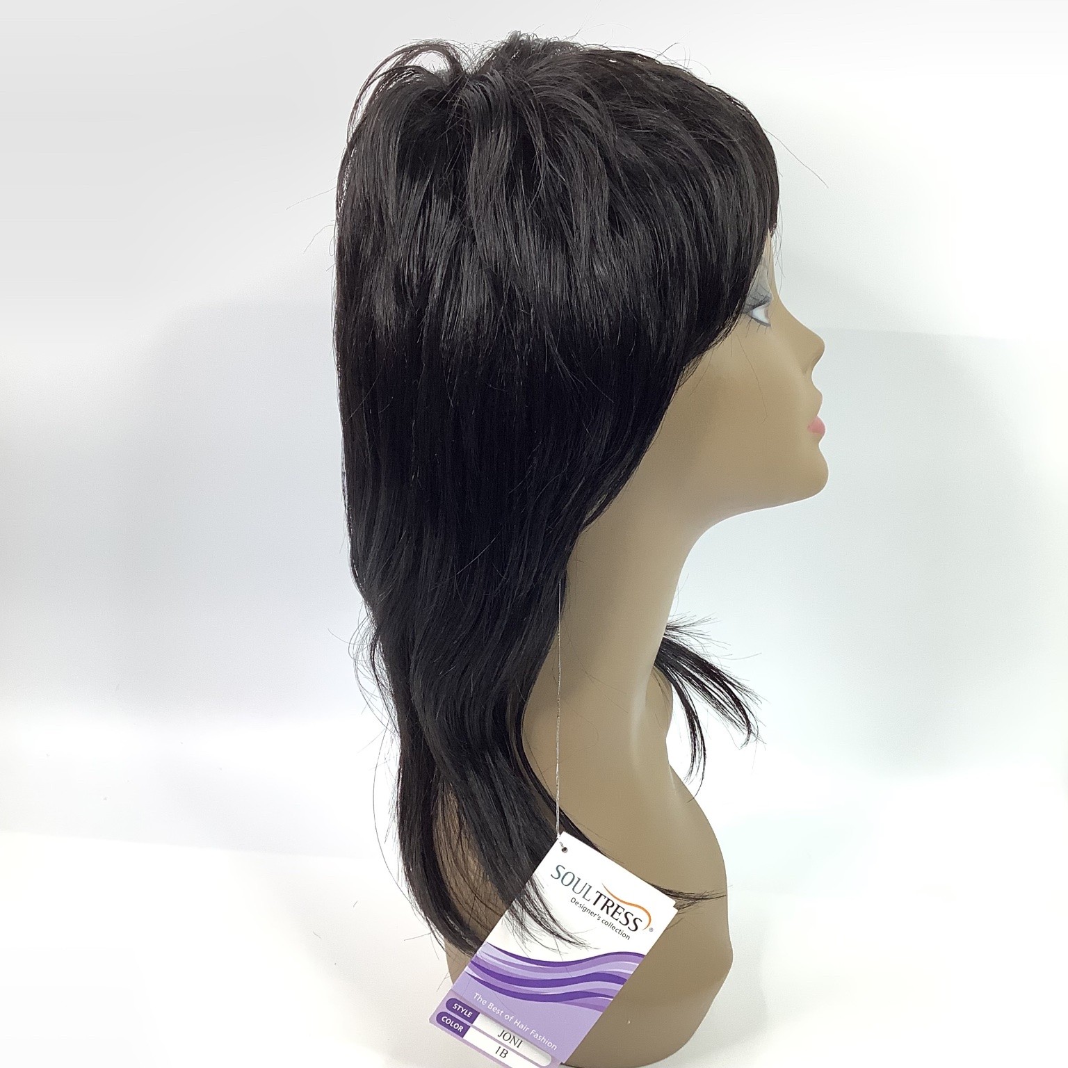 Soul Tress JONI Wig Synthetic Hair 1B Off Black Layered