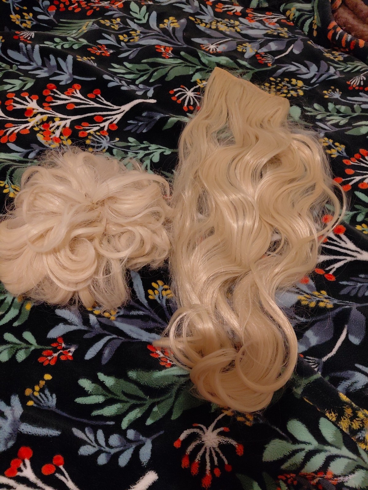 Extra Light Blonde Hair Extension And Hair Piece