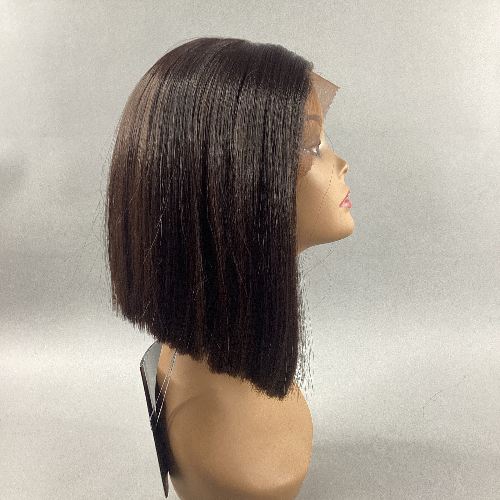 PLW-Selena Short Straight #F4/30 Brown Honey Remi Quality Lace Wig Curl Safe