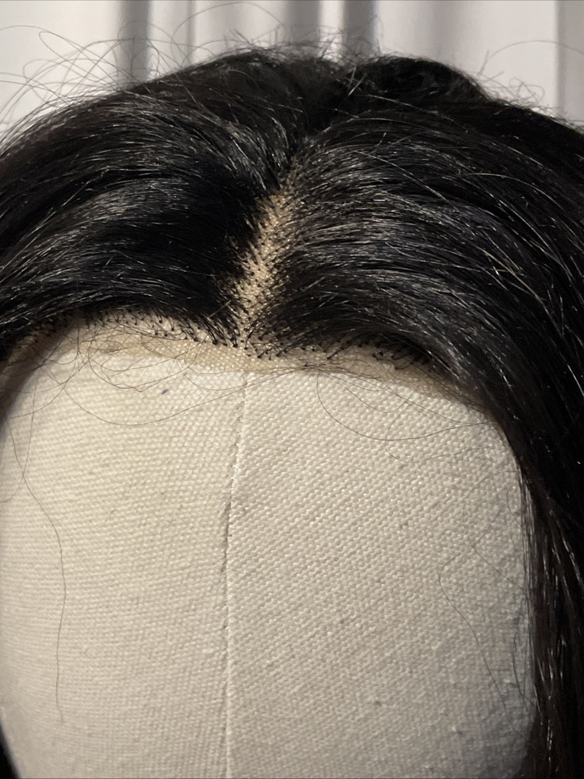22” Women’s Wig High Temp Heat Resistant Black With Custom Cut 13×4 Lace Front