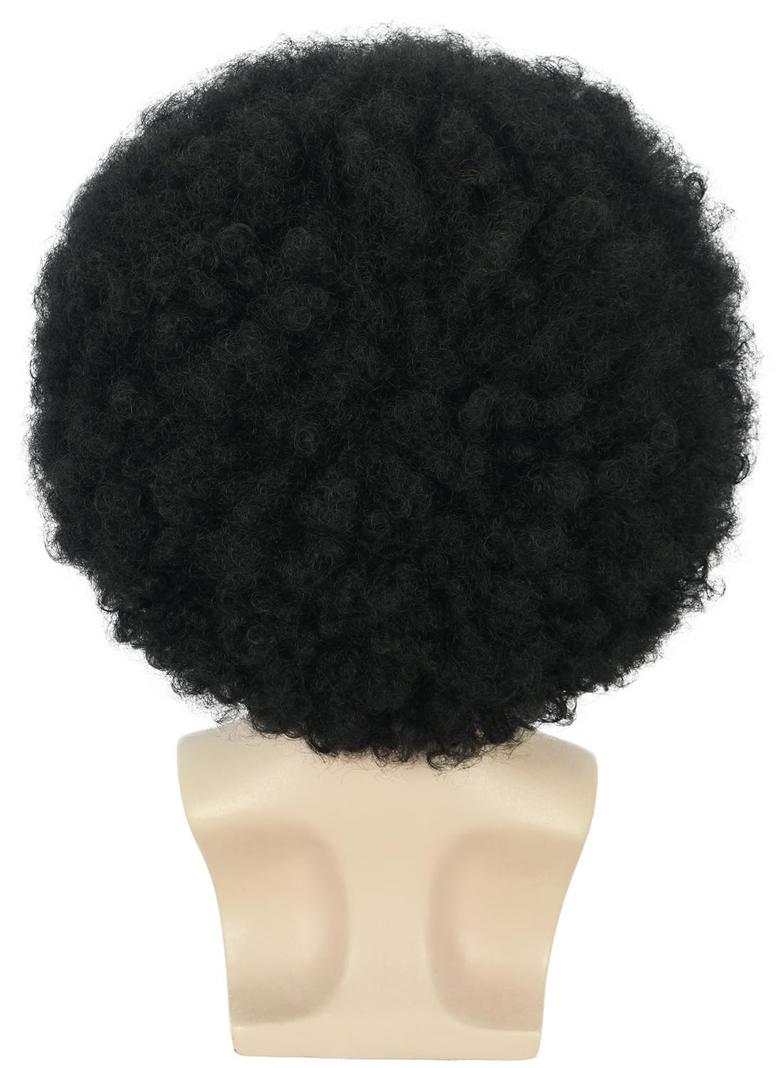 Adult Men Afro 70s 80s Curly Black Rocker Party California Halloween Costume