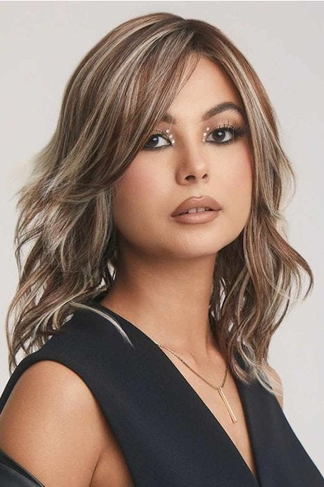 DAZZLING WAVEZ Wig RENE OF PARIS Marble Brow Heat-Friendly! Lace Ft Mono Pt