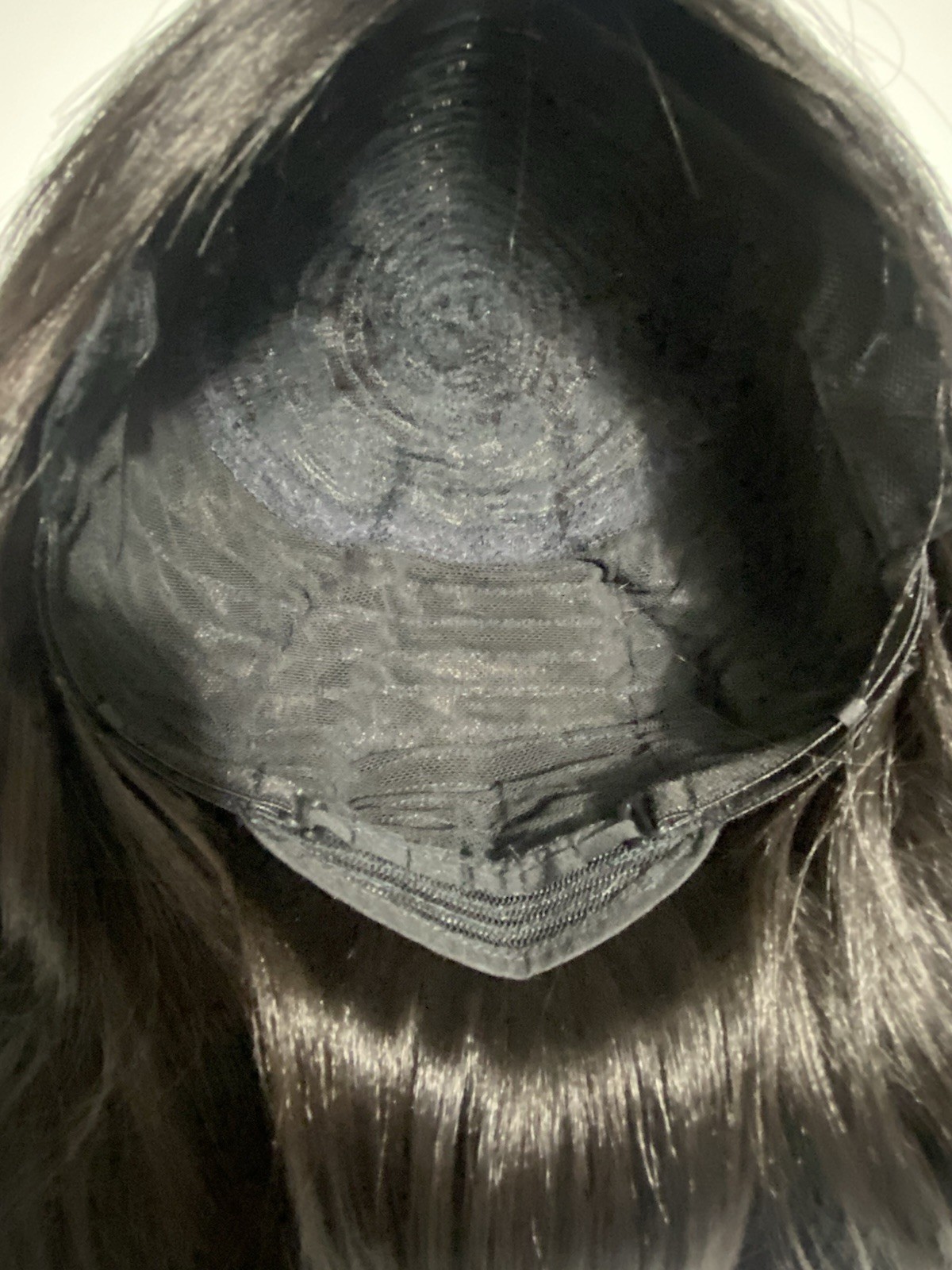 12 Inch Short Straight Yaki Bob Wig With Bangs Synthetic Non-Lace Black New