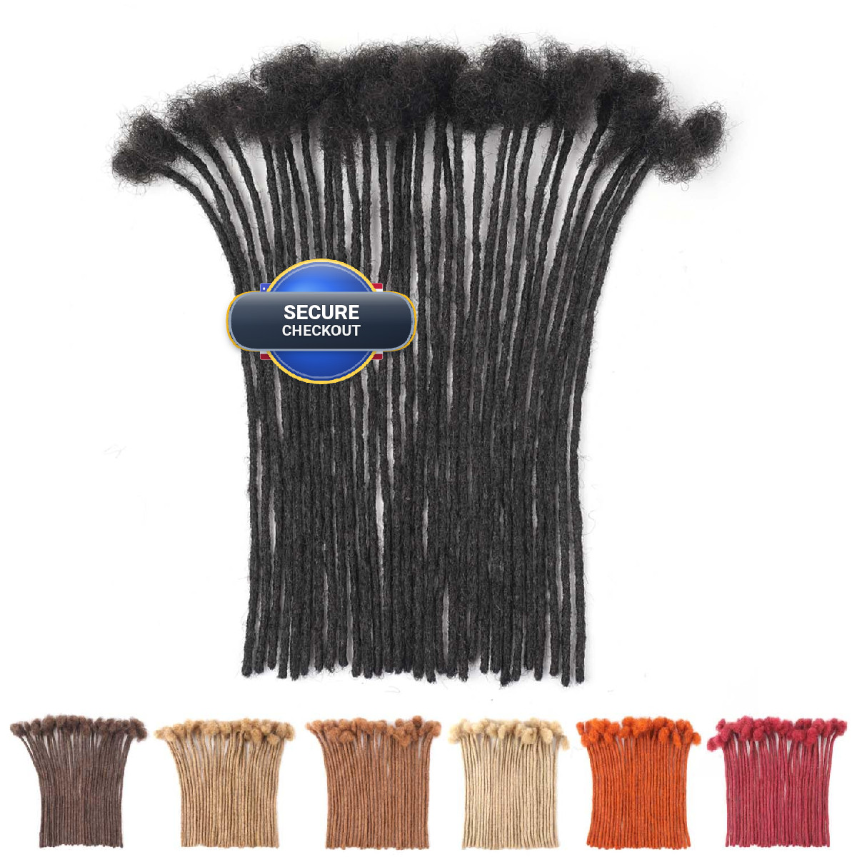 Cikreet Micro Loc Extensions Human Hair Dreads Extensions For Men Women Mini