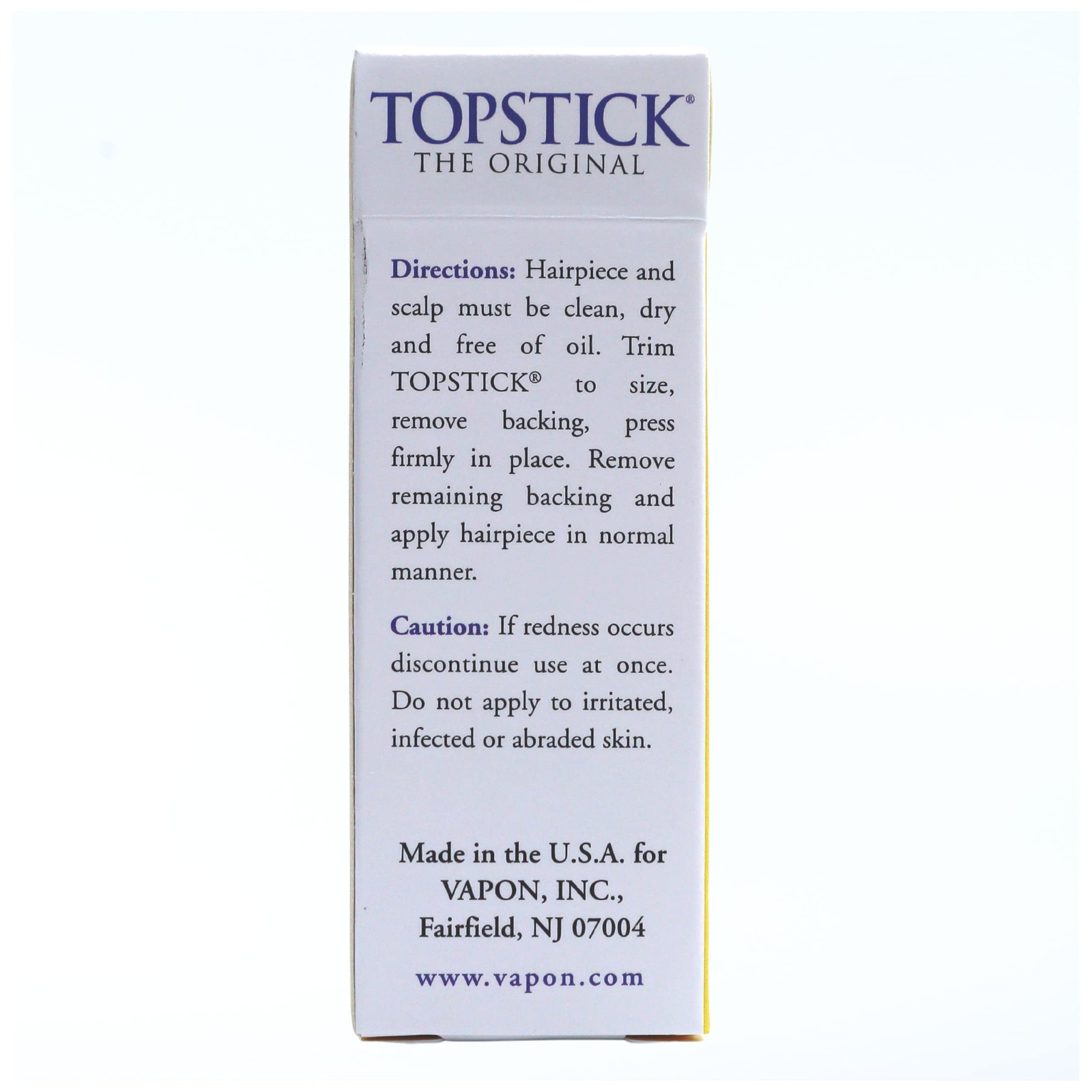Vapon Topstick – The Original Men’s Grooming Tape – 50 Count 1/2″ x 3″ Double Si