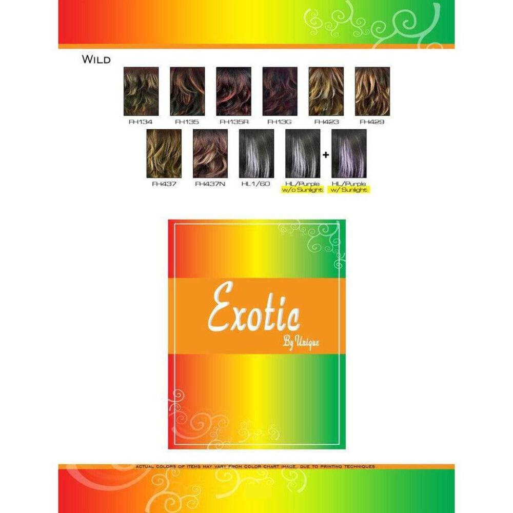 Unique Exotic Collection Vivid Wig