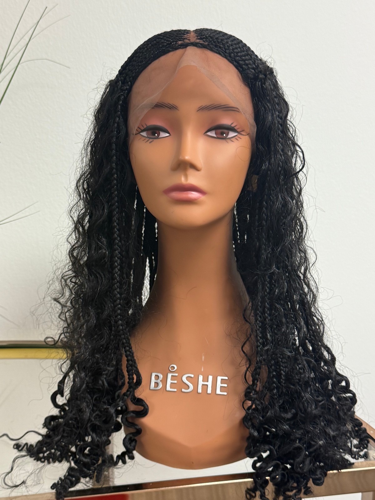 African Goddess Fulani Black Braided Wig