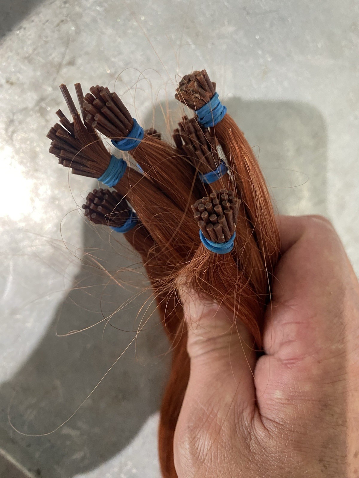 Human Hair 11” Coper Red 83 GM