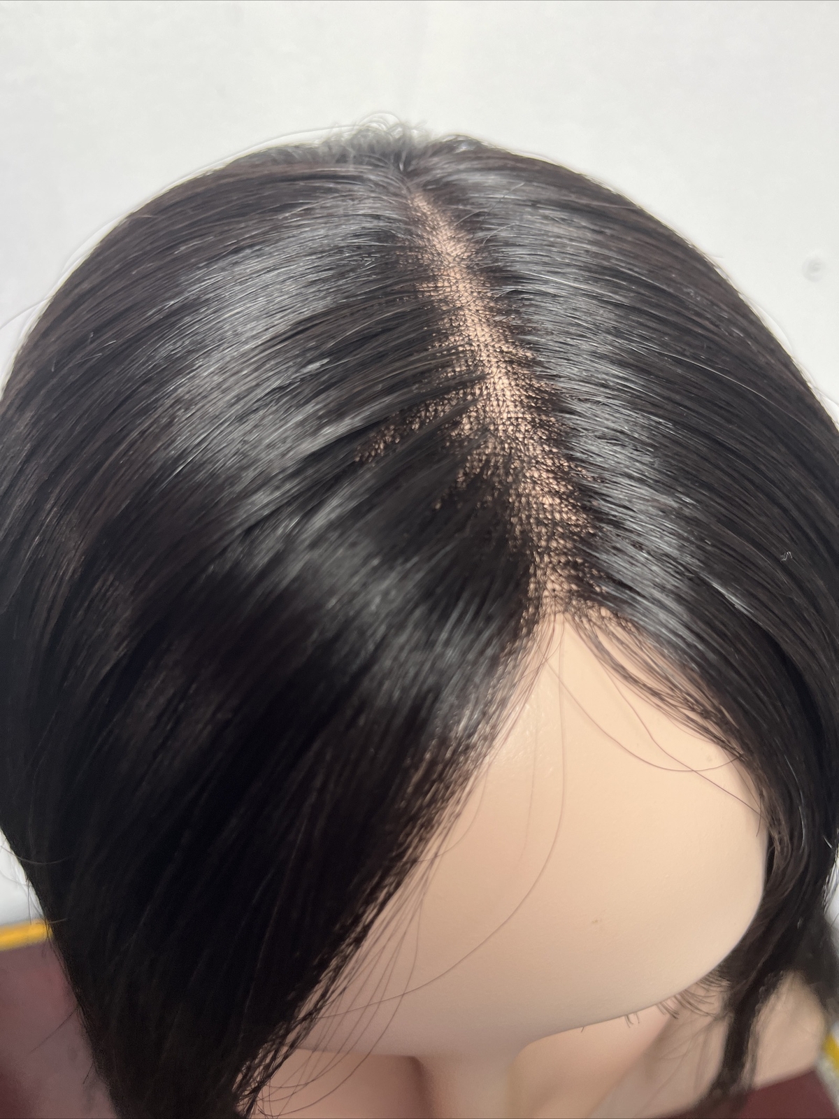 Authentic Bellami Jet Black Human Hair Lace Front Hand Tied Wig Long