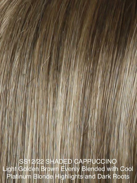 THE GOOD LIFE Wig Raquel Welch SHADED CAPPUCCINO SS12/22 FrenchDrawnTopReg$2850