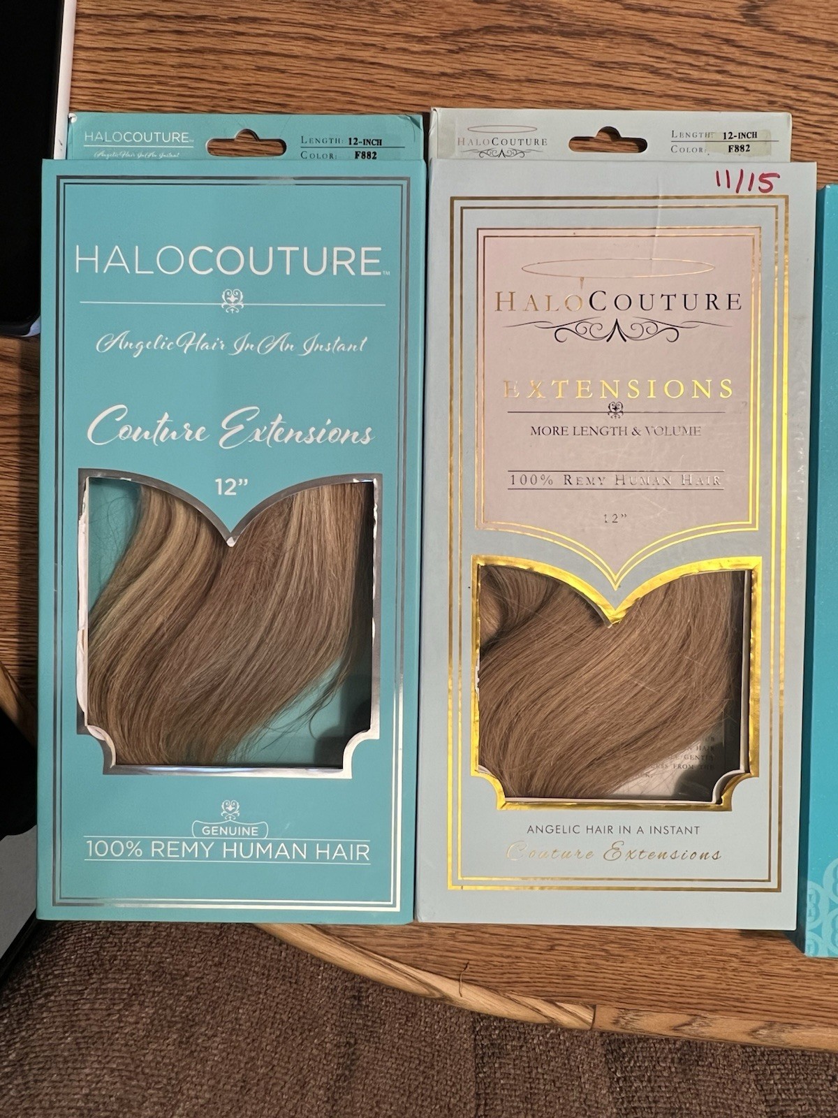 ORIGINAL HALO COUTURE HAIR EXTENSIONS – 12 Inch – SET OF 8