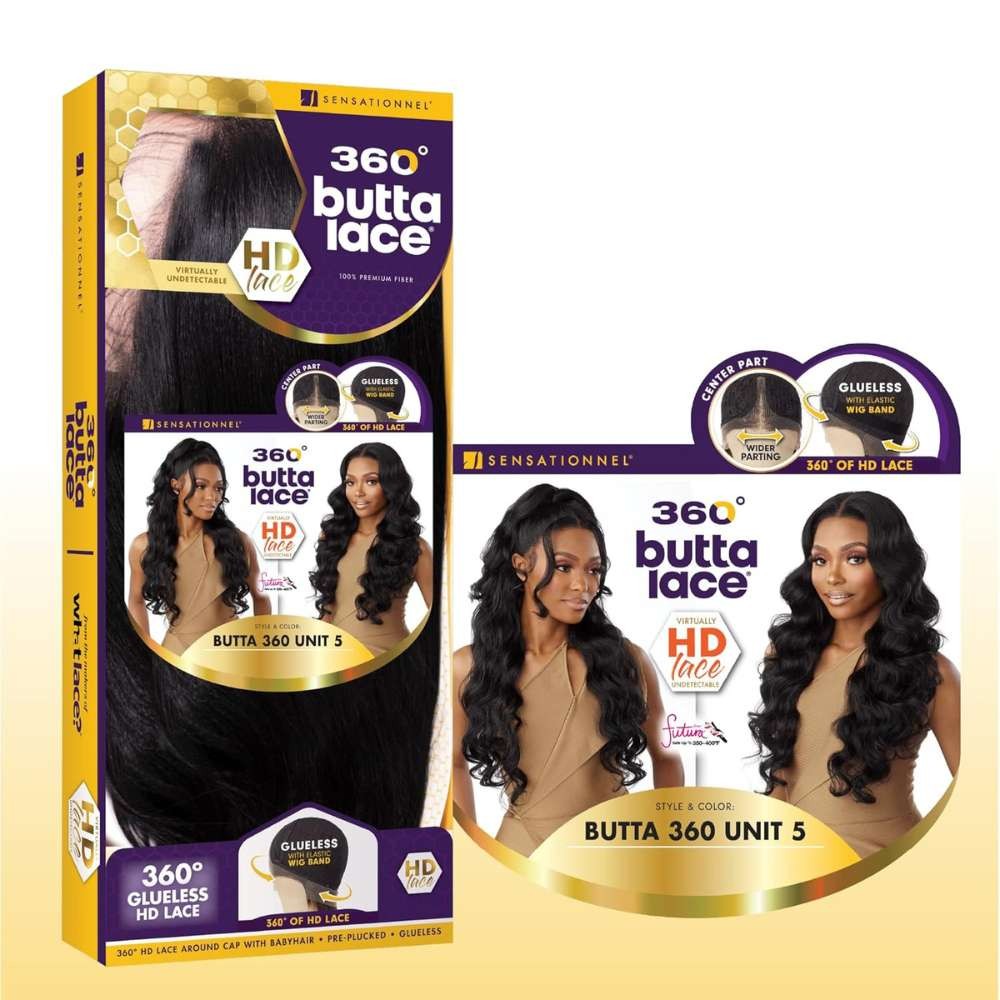 Sensationnel Glueless 360° HD Lace Wig – Butta 360 Unit 5
