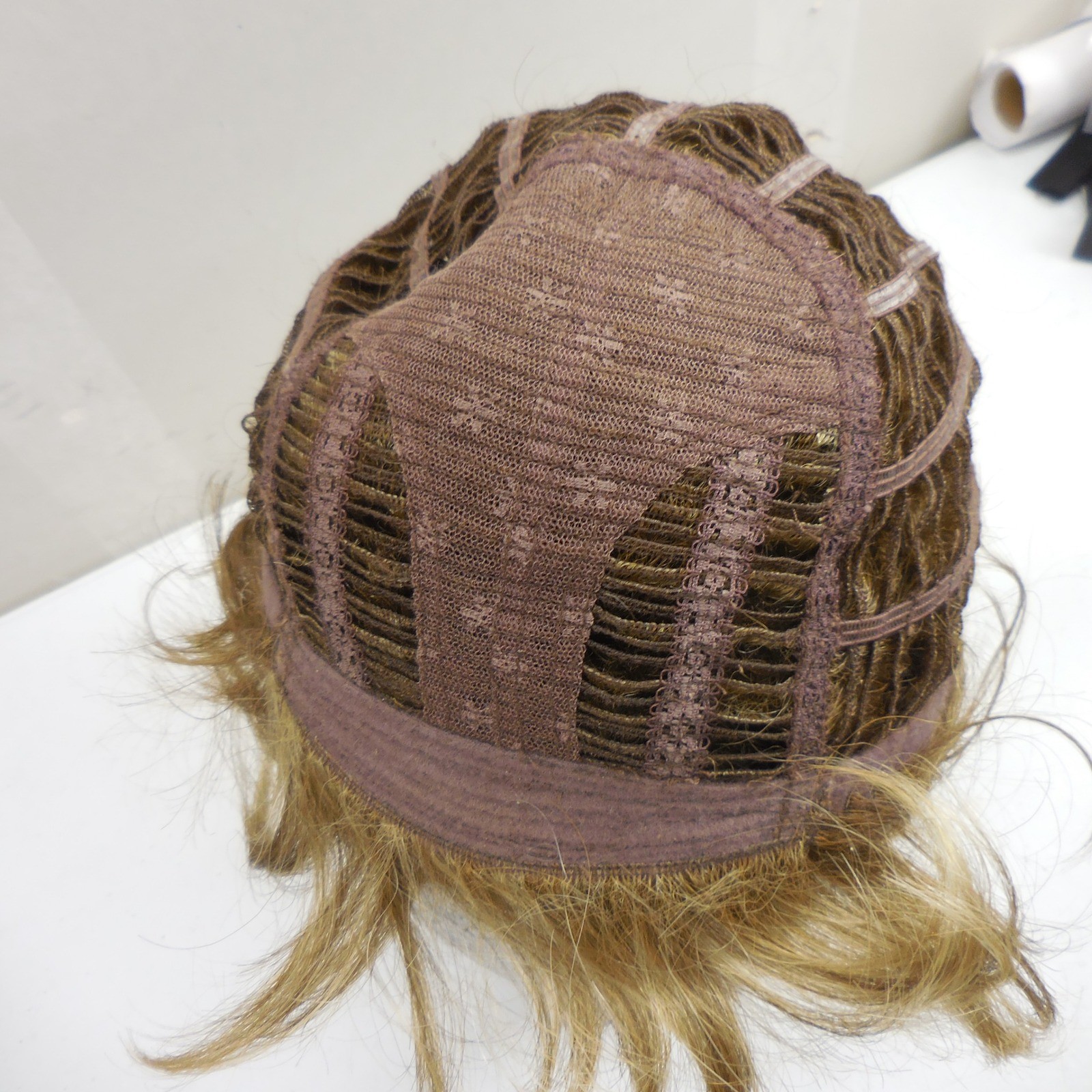 Tony of Beverly Short Layered Blonde Synthetic Wig Modacrylic Fiber Japan