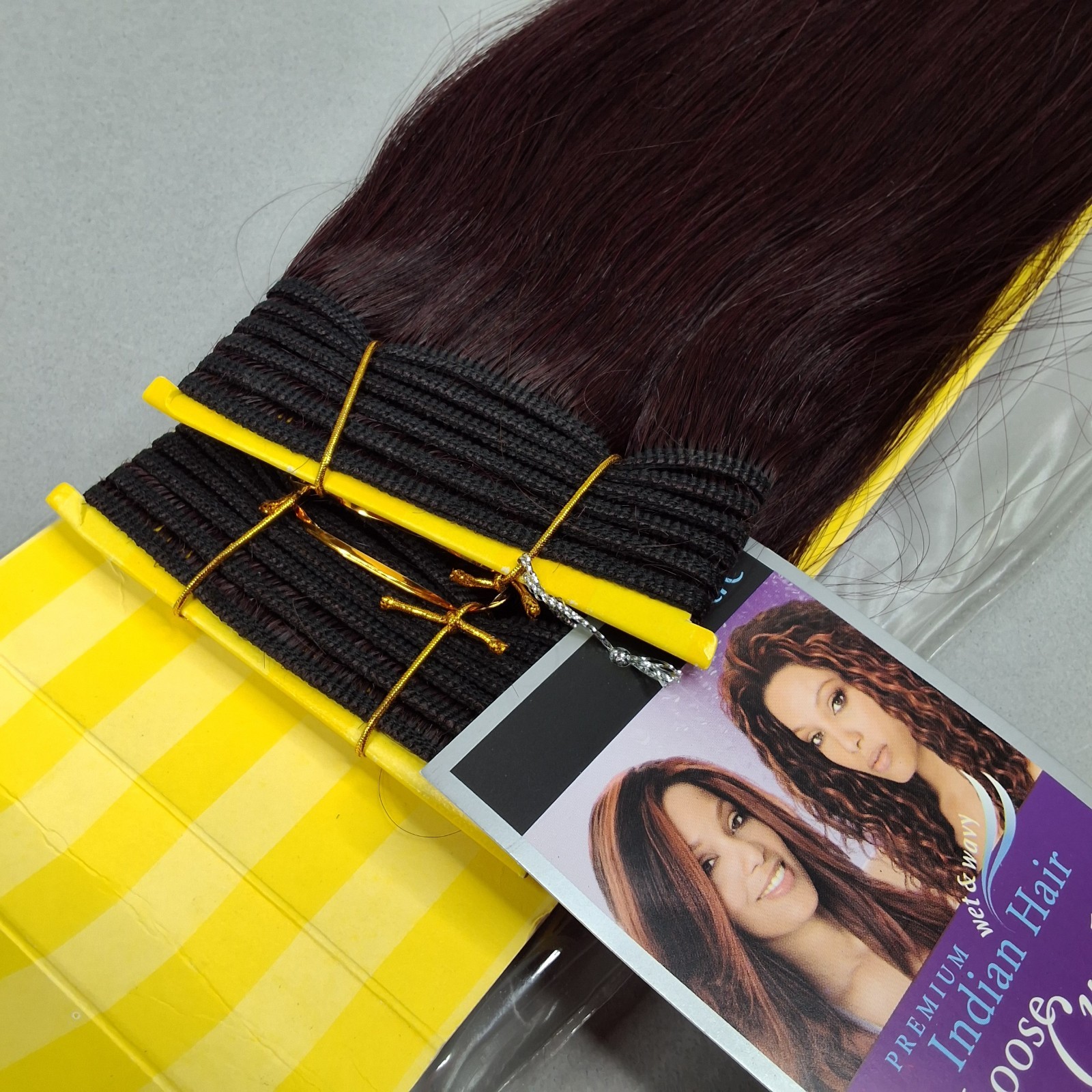 10″ Indian Loose Curl #950 Dark Plum 100% Real Human Hair Extensions Outre