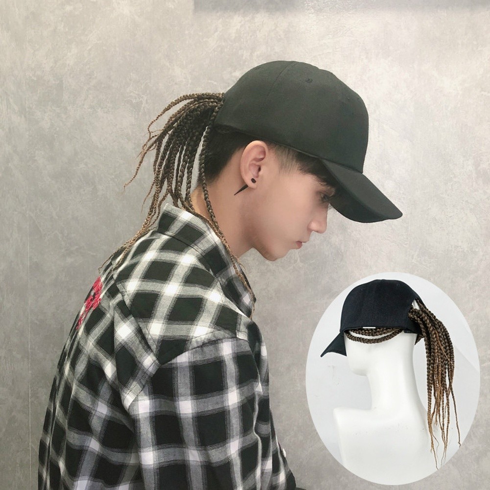 Adjustable FOR BRAIDED Dreadlock Hat – Black White Options for Women and Men