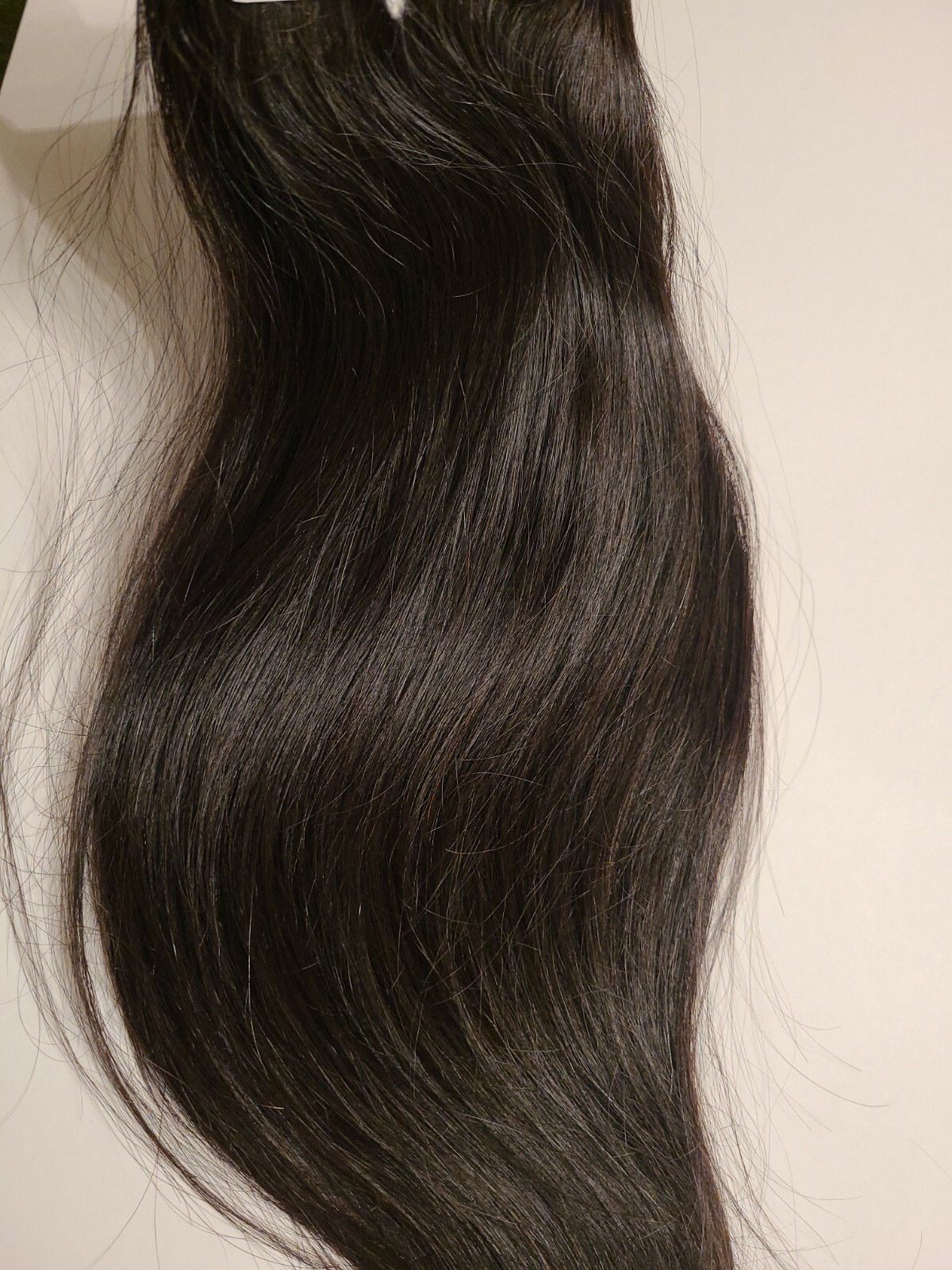 Human Hair 18″ Silky Straight #1B (VIRGIN) Hair Bundle Made In INDONESIA