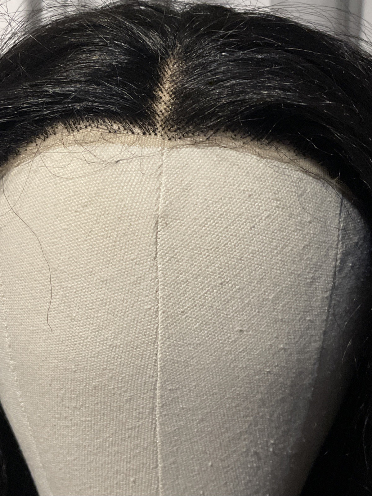 22” Women’s Wig High Temp Heat Resistant Black With Custom Cut 13×4 Lace Front
