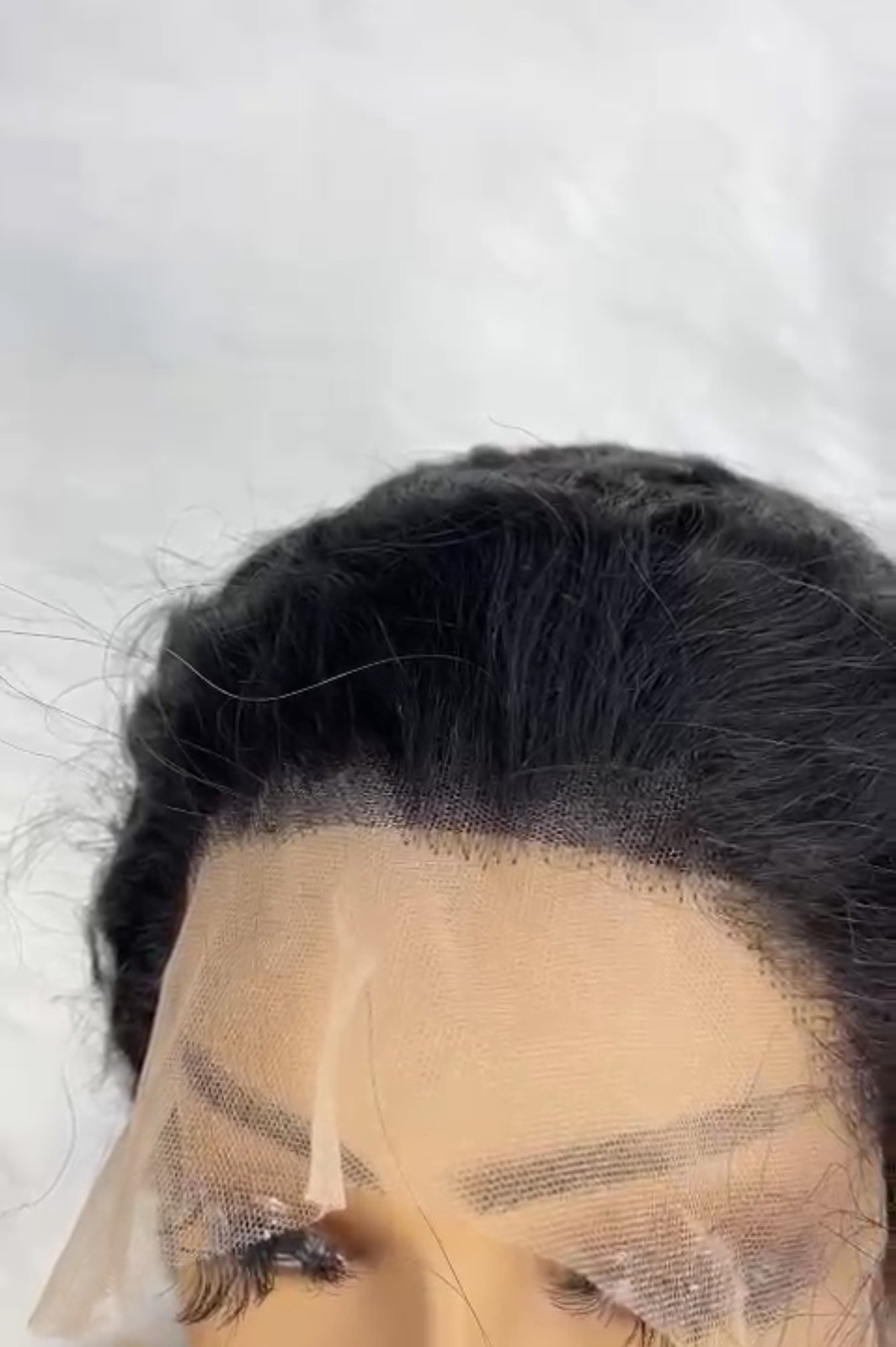 100% Human Hair Wigs deep wave 13×6 Lace Frontal 28”inch Natural 200%d