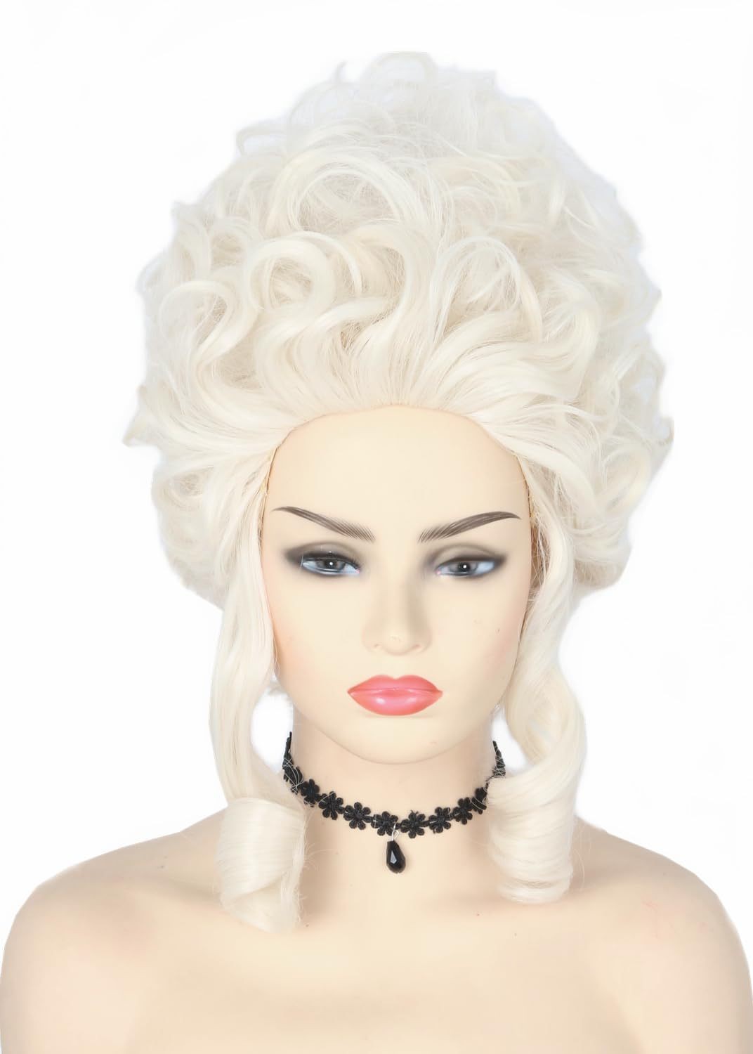 European Royal Court Queen Synthetic Full Wig Marie Antoinette Cosplay Wig