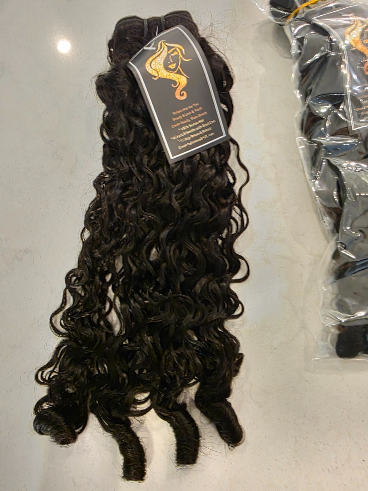 Burmese Curly Bundles Human Hair 18 20 22 Inch 100% Unprocessed Quick Weave