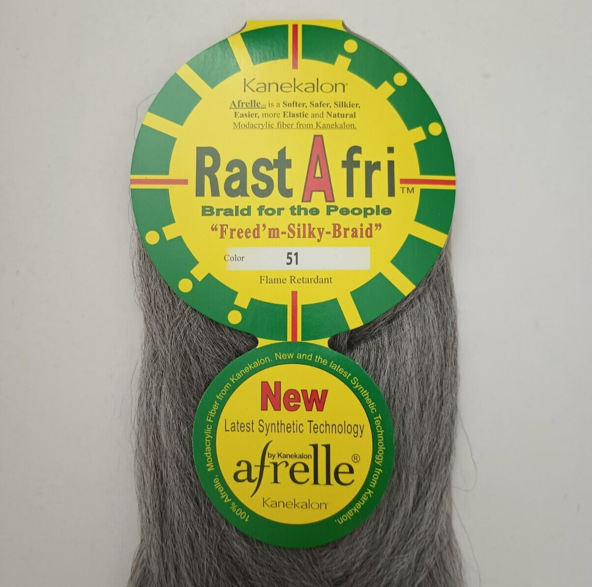 24″ Kanekalon Twist Braid, Synthetic Hair Extensions Rast A fri, 100 g. Color 51