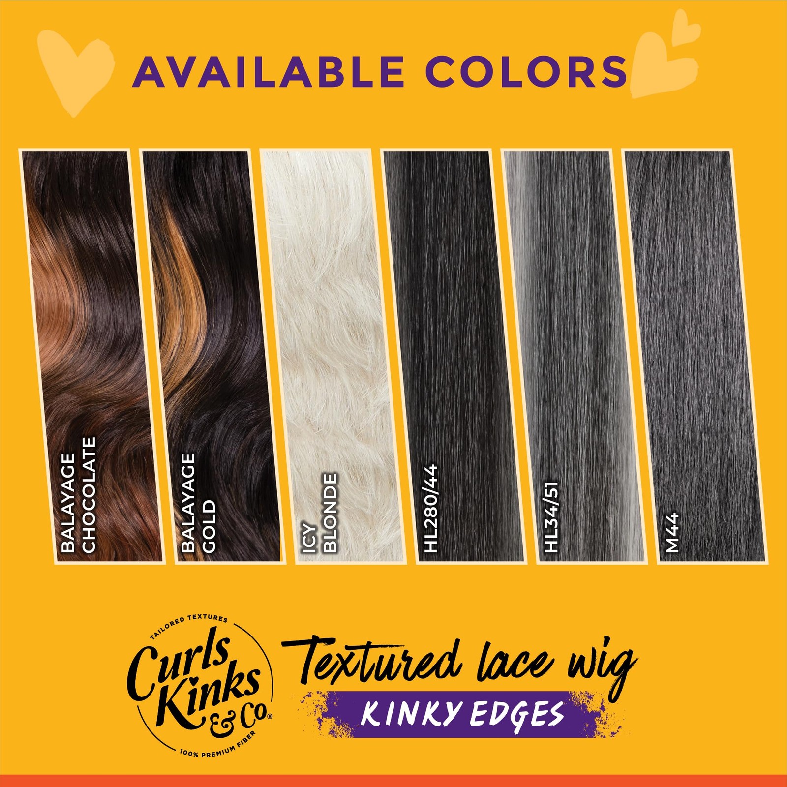 Sensationnel Curls Kinksandco Kinkyedges Wig – Curl 14 Inch Y Part Lace