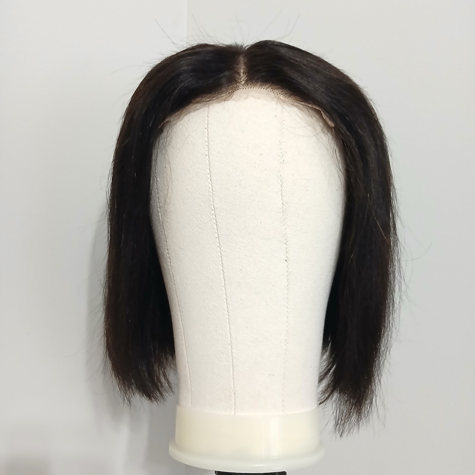 Glueless 10 Inch Bob Wig 5×5 HD Lace Natural Black Pre Plucked Human Hair
