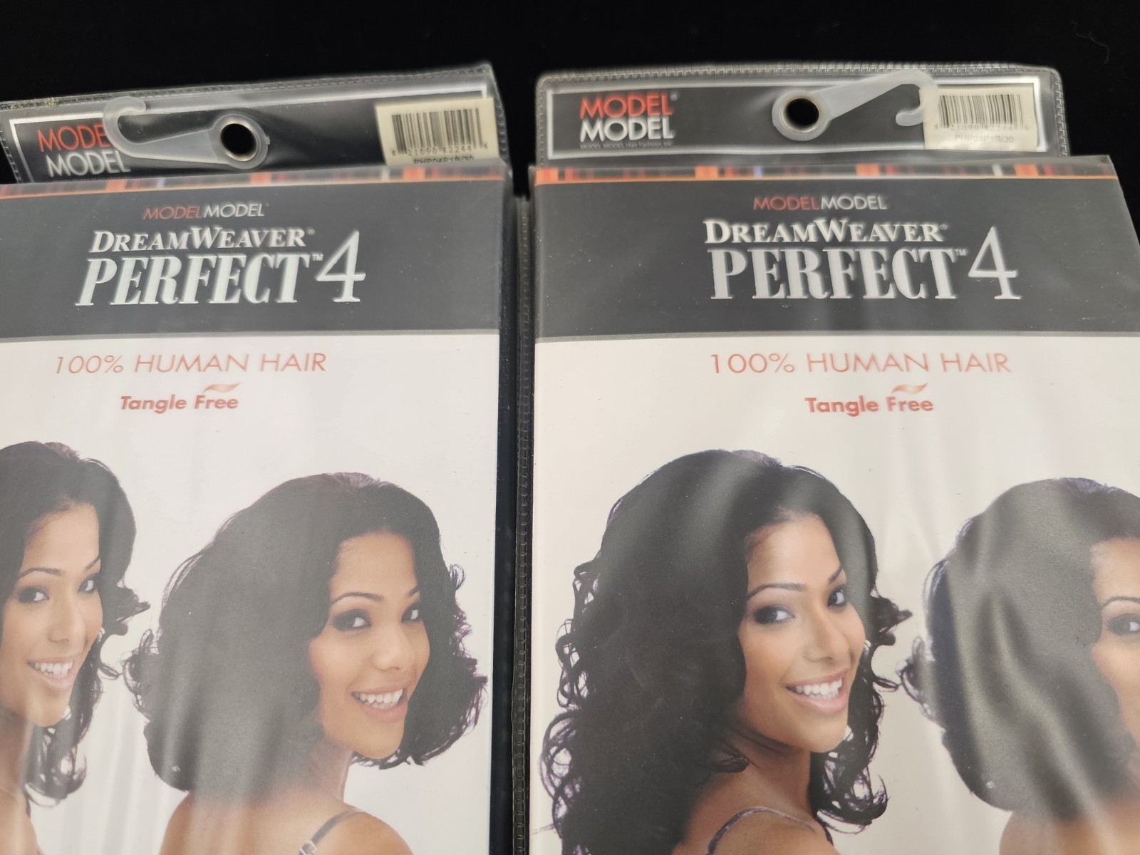 Lot Of 2 Dreamweaver 100% Human Hair – FRENCH ROLL 4pcs – Color P1B/30