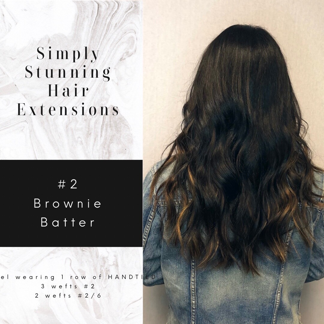 Handtied Hair Extensions #2 45g 20′