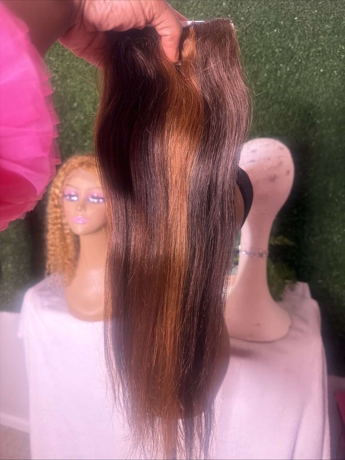 100% Human Hair Clip Ins, Very Soft, Straight Hair, Easy To Manage