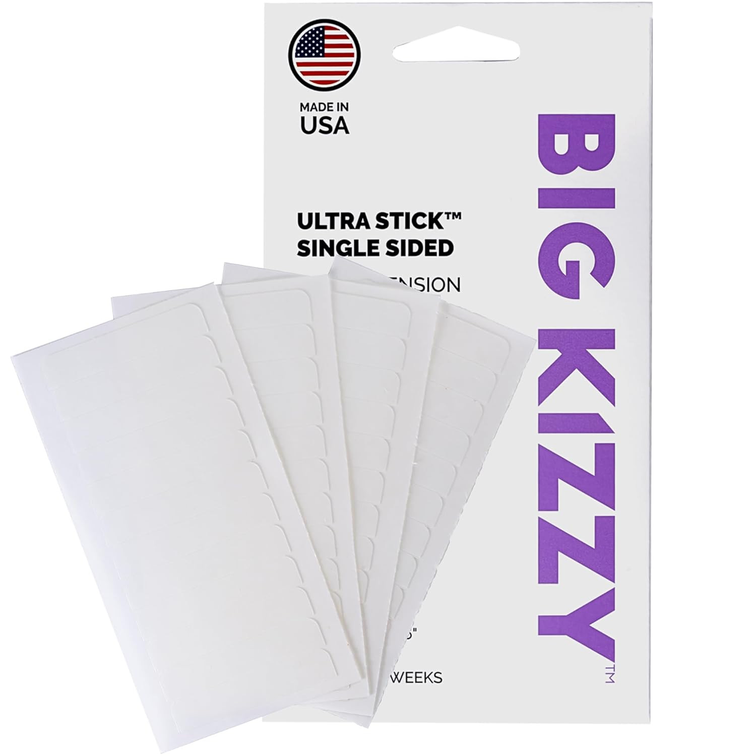 Single Sided Ultra Stick Replacement Tape for Hair Extensions – 6-8+ Weeks Of..