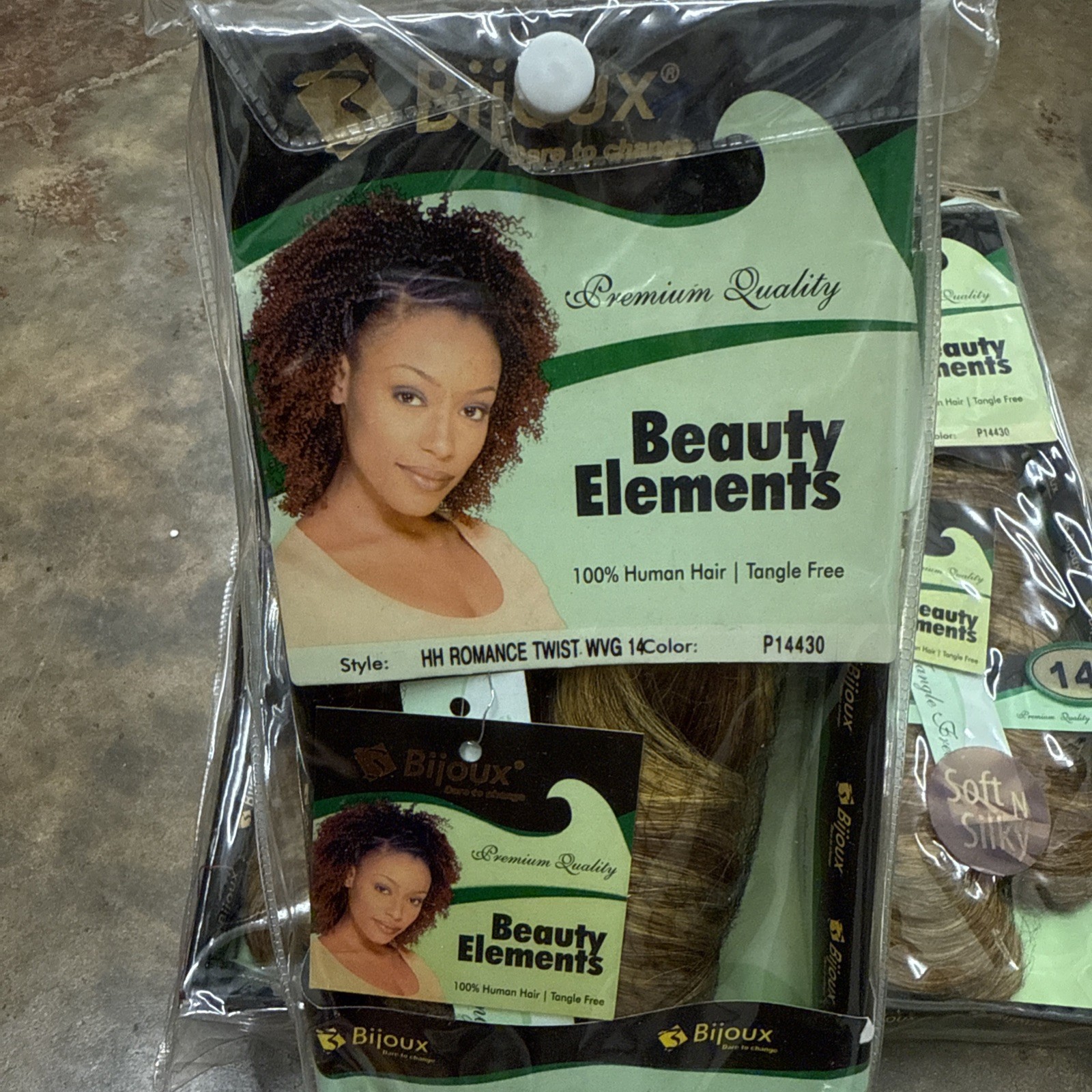 Bijoux P14430 Beauty Elements 100% Human hair Romance Twist WVG 14”
